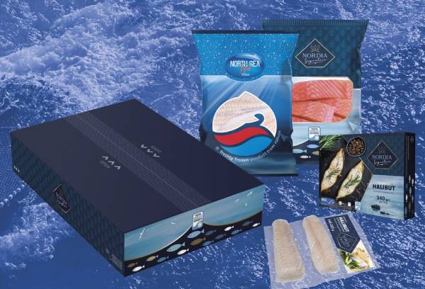 Embalaje packaging of Nordia Signature and North Sea Best.