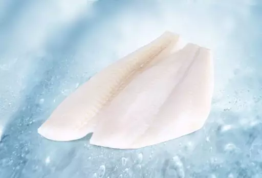 Fillet of brill with skin