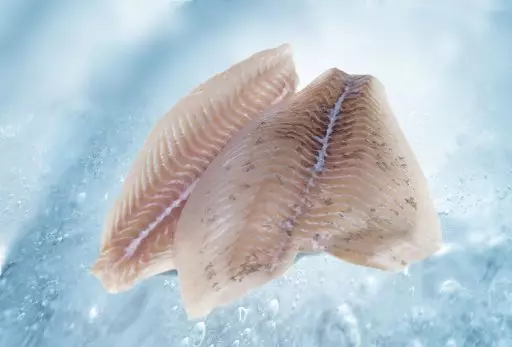 Cod fillet with skin